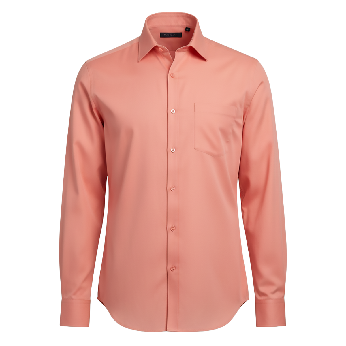 Salmon Pink Men’s Formal Office Shirt | Smart Tailored Fit Full Sleeve – Nakear