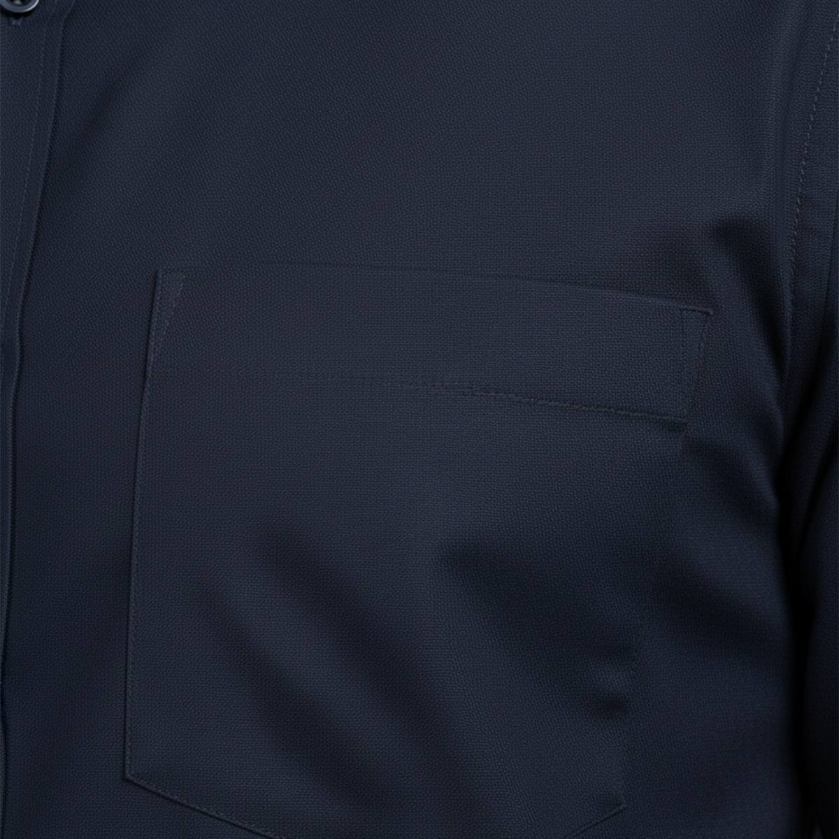 Navy Men’s Formal Shirt for Work | Tailored Fit Full Sleeve – Nakear