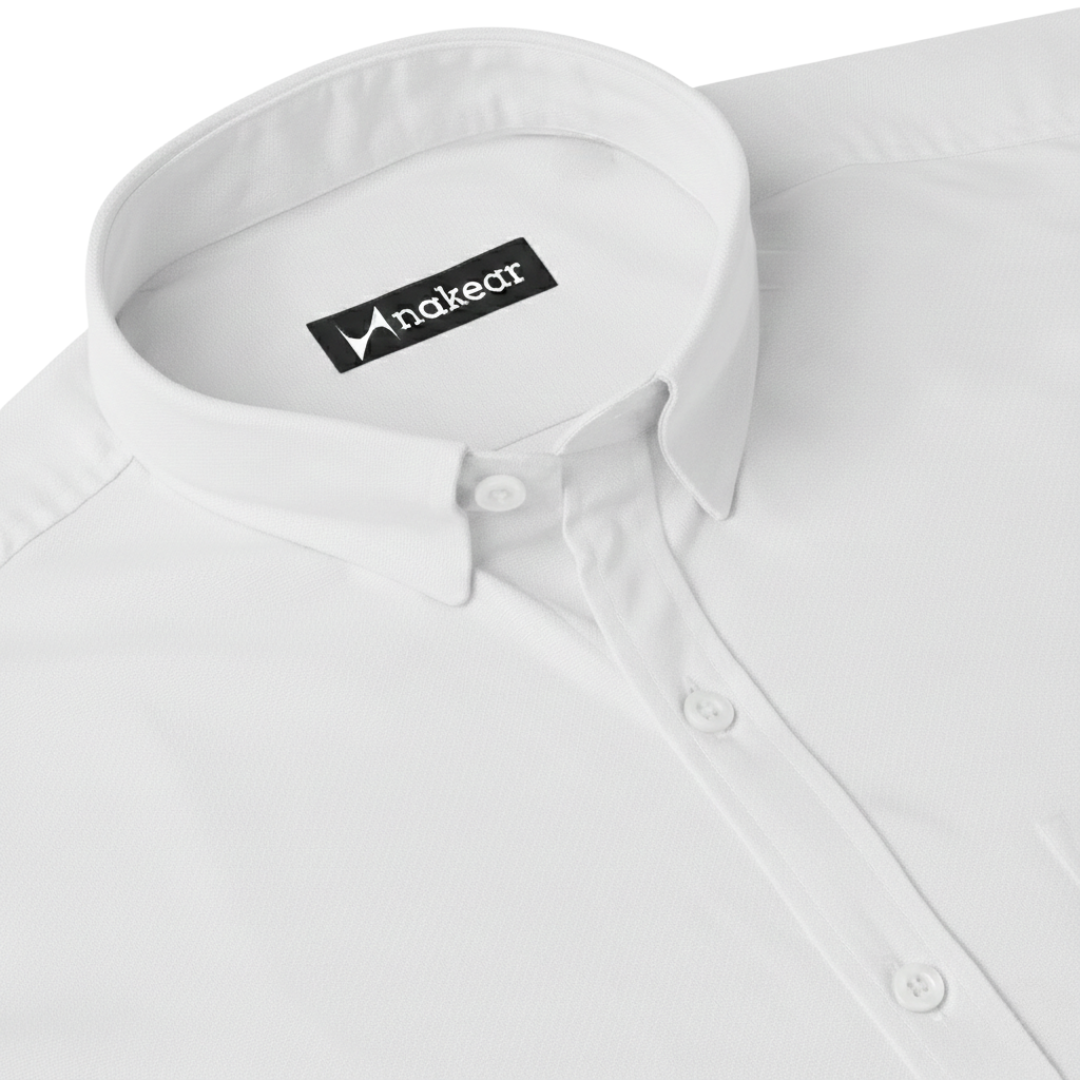 Nakear Premium White Shirt for Men – Timeless Confidence, Perfect Fit