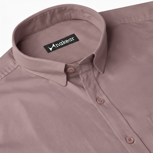 Dusty Rose Premium Shirt for Men – Elegant Formal Wear by Nakear