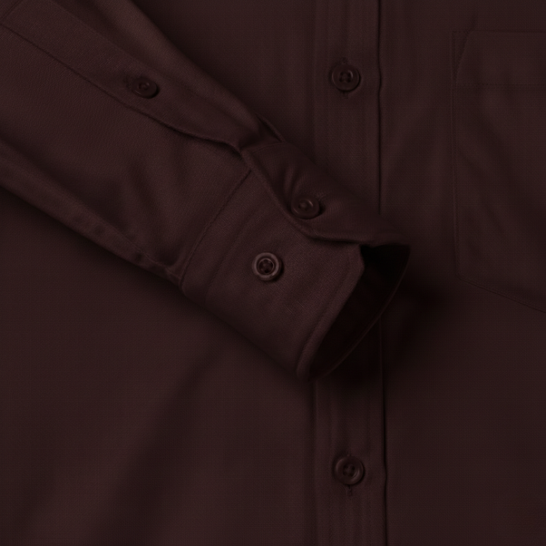 Burgundy Formal Shirt for Men – Premium Wine Edition by Nakear