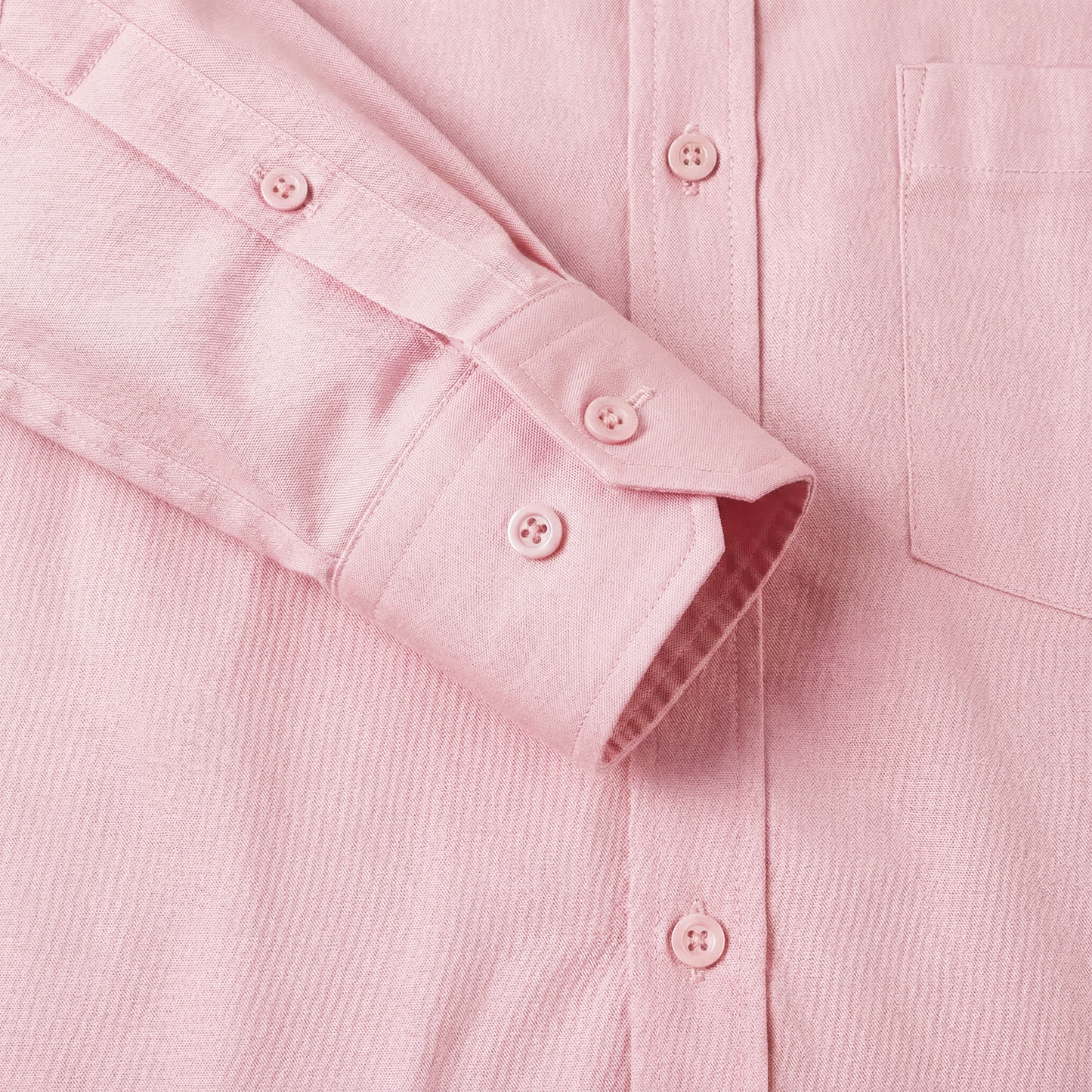 Light Pink Cotton Formal Shirt for Men – Slim Fit Office Wear | Nakear