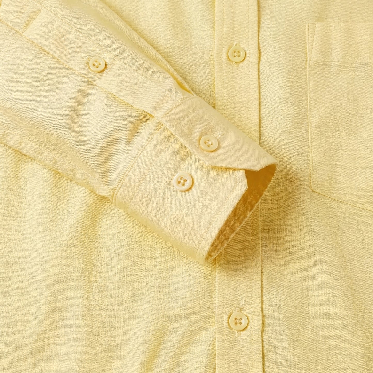 Butter Yellow Cotton Formal Shirt for Men – Premium Slim Fit | Nakear