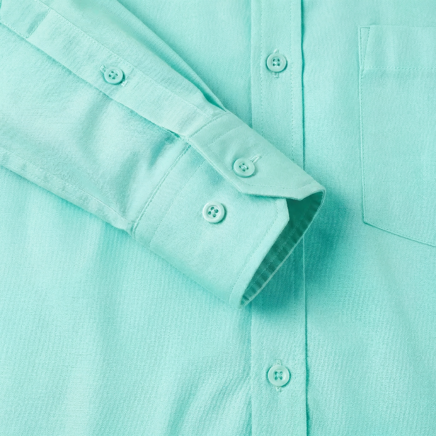 Aqua Mint Cotton Formal Shirt for Men – Premium Slim Fit | Nakear