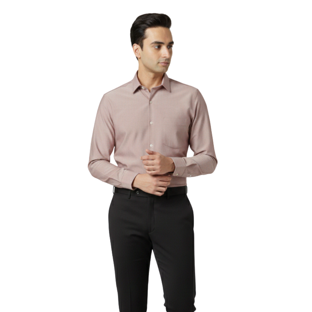 Dusty Rose Premium Shirt for Men – Elegant Formal Wear by Nakear