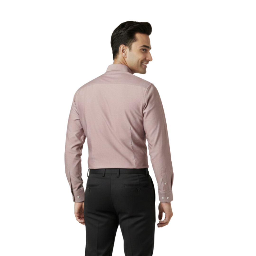 Dusty Rose Premium Shirt for Men – Elegant Formal Wear by Nakear