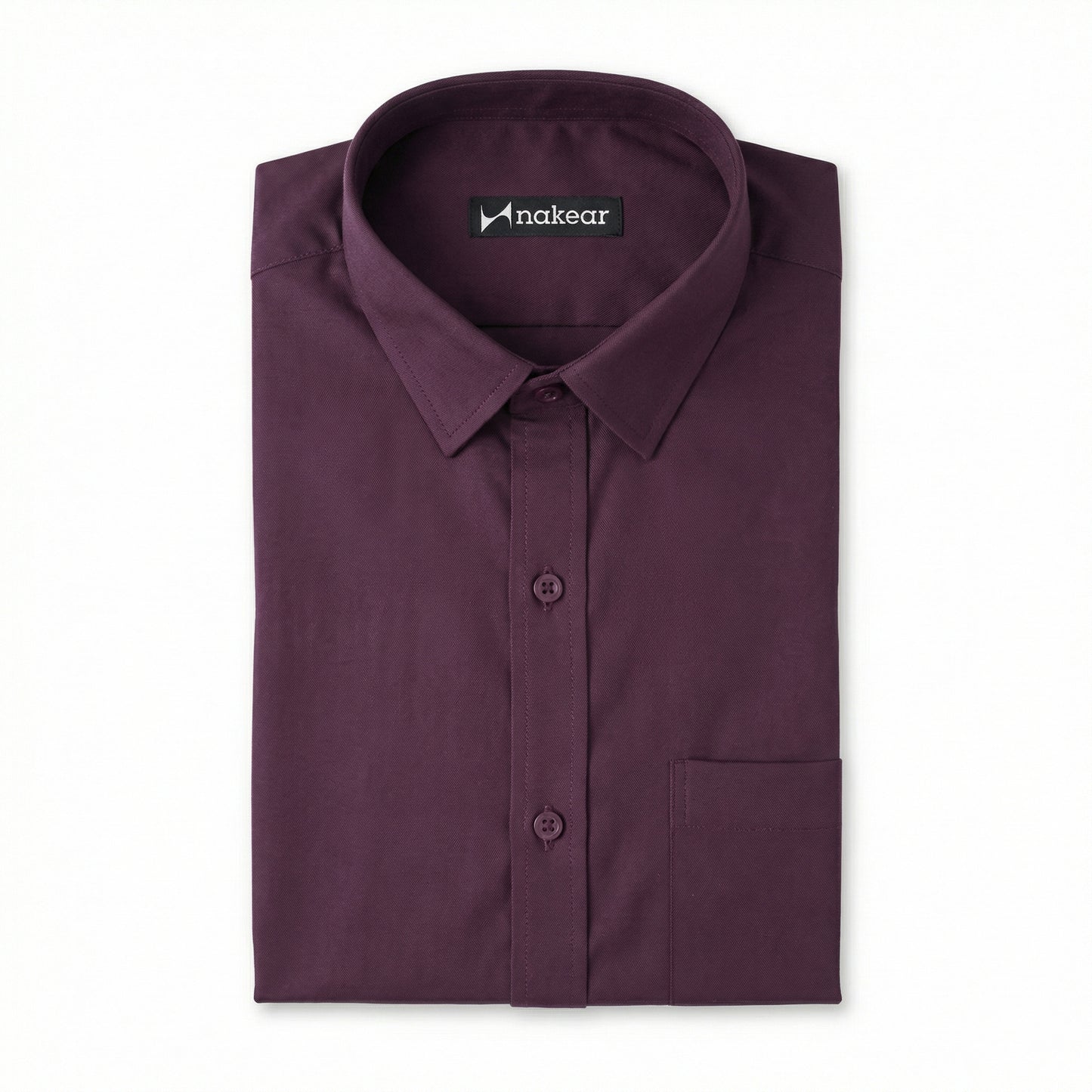 Royal Plum Formal Shirt for Men – Premium Fit by Nakear