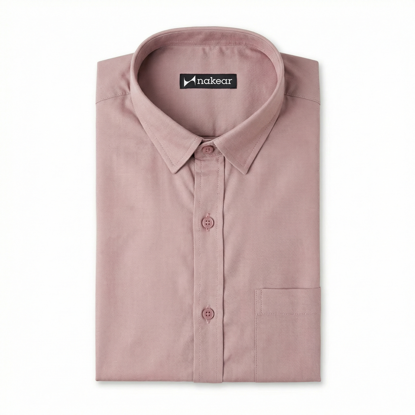Dusty Rose Premium Shirt for Men – Elegant Formal Wear by Nakear
