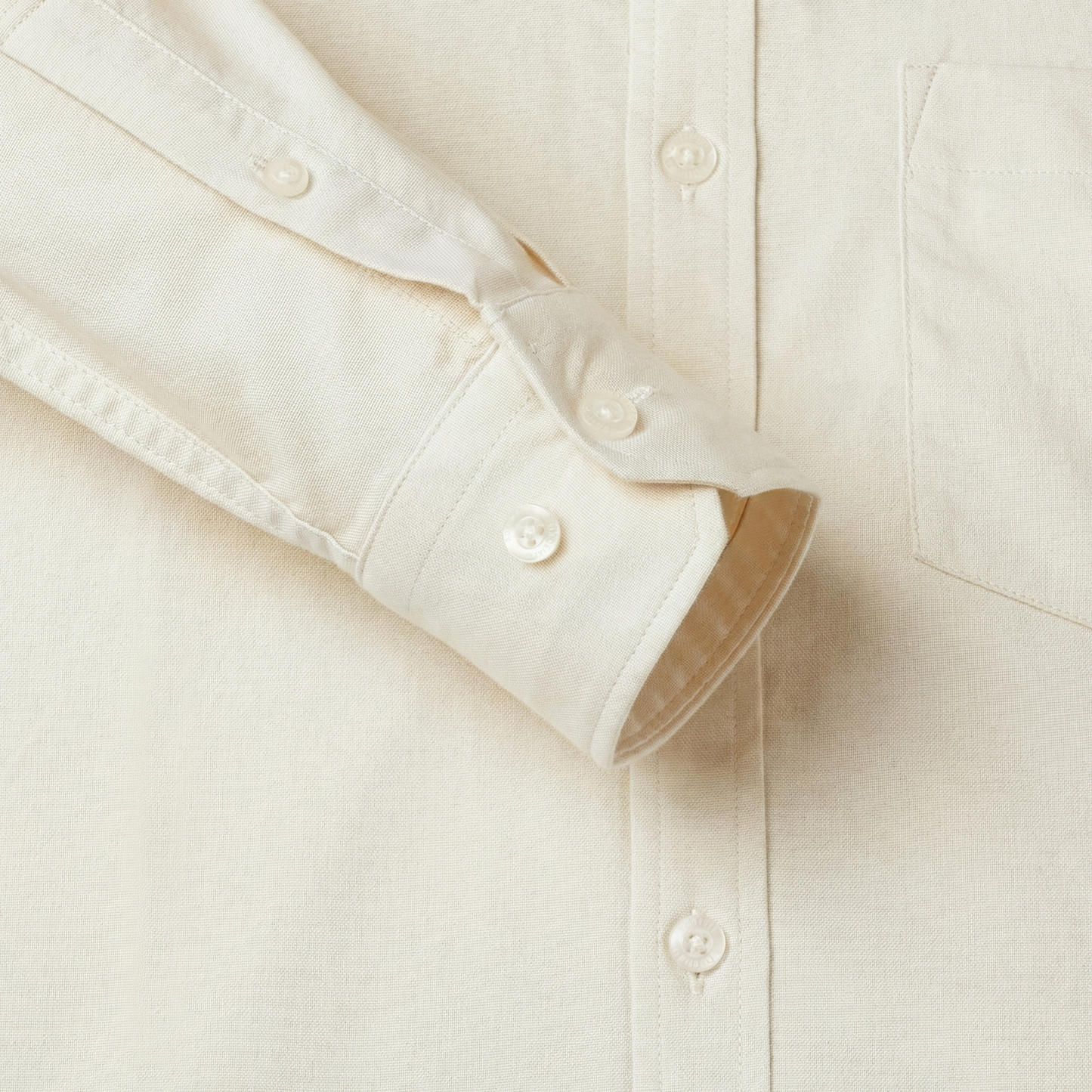 Cream Men’s Formal Shirt | Office Wear Tailored Fit Full Sleeve – Nakear